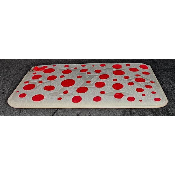 Louis Vuitton Yayoi Kusama Monogram Empreinte Neverfull Red Dots Pouch - Picture 5 of 11